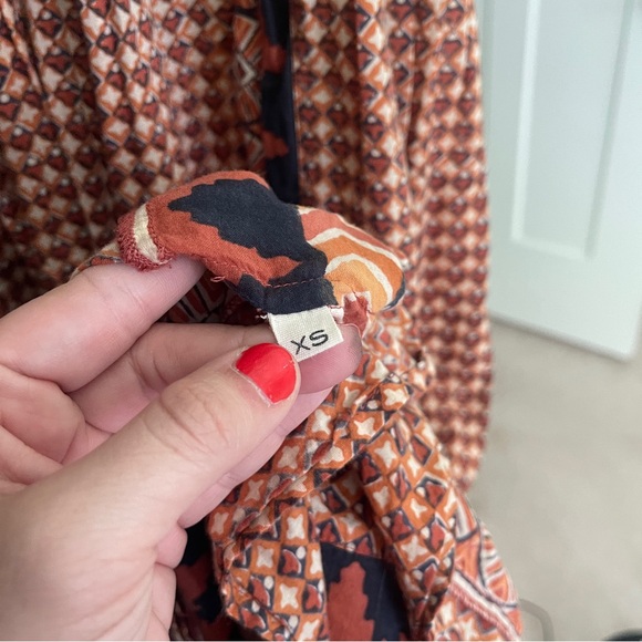 Dôen Tulsi Dress Sleeveless Clay Patchwork Quilted - Picture 9 of 10